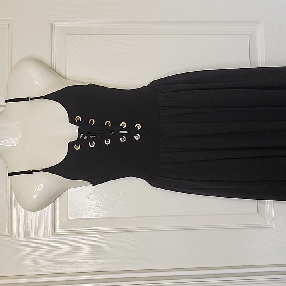 Hera Collection Sleevless Black Maxi Dress Size Medium - Picture 3 of 14